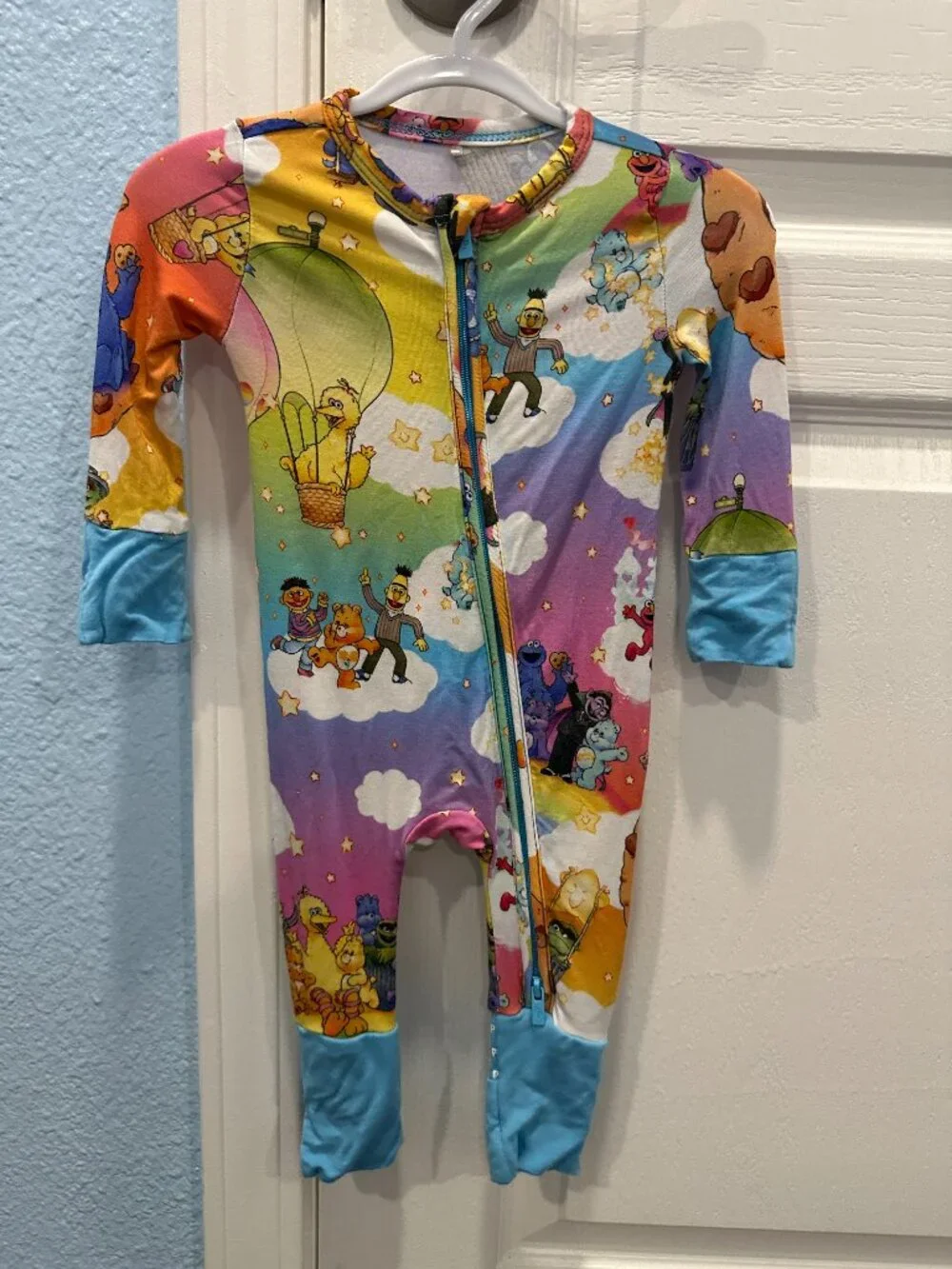 Posh Peanut Care Bears x Sesame Street Friends Convertible Zippy